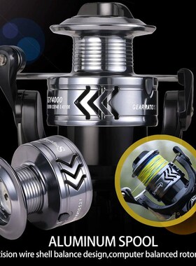 Sougayilang White Spinning Fishing Rod and Reel Set 4 Sectio
