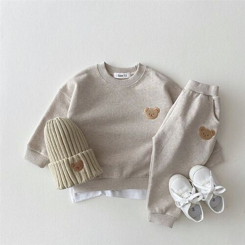 Fashion Toddler Baby Boys Girl Fall Clothes Sets Baby Girl C