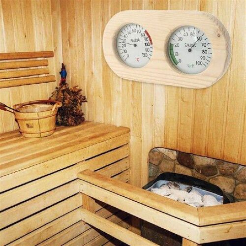 Spruce Sauna Thermometer Hygrometer Temperature Meter