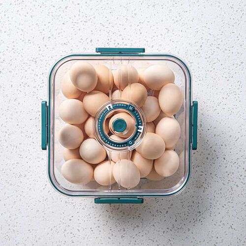 Square Sealed Storage Box Kitchen Household Transparent Stor