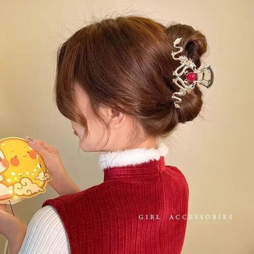 2024 New Chinese Dragon Year Hair Clips Hair Accessories for