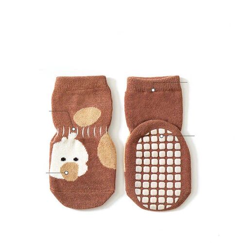Baby Bottom Dispensed Silicone Non-slip Floor Socks In The B