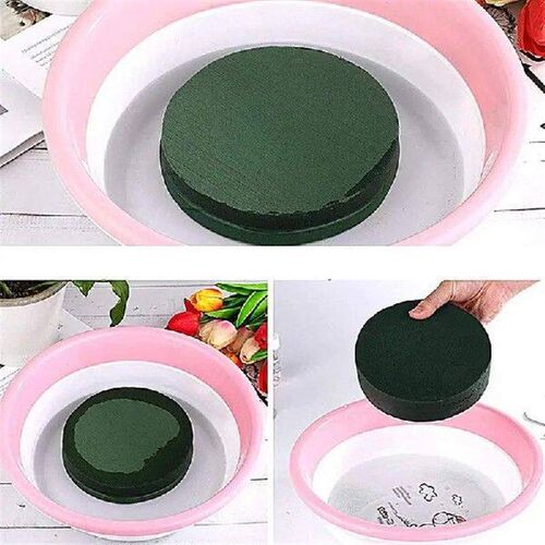 Flower Foam Bricks Green Foam Bricks Round For Artificial