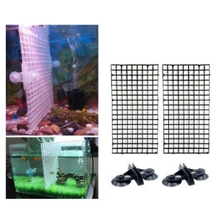 4pcs Aquarium Isolation Panel Fish Tank Divider Holders for
