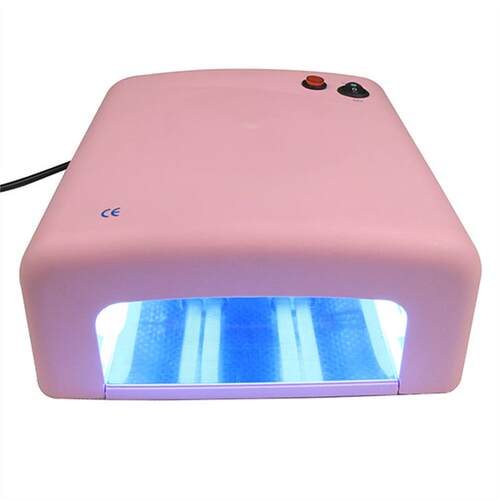 36W UV Lamp Light Gel Curing Timer Nail Dryer + Full Nail ki