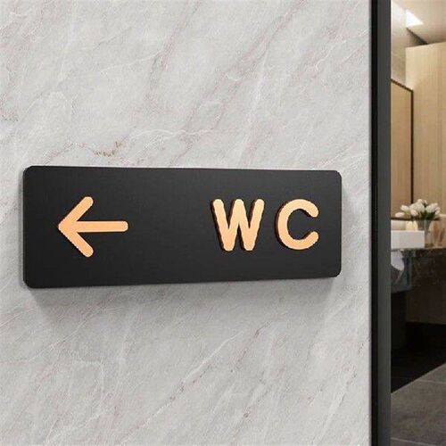 Men Women Toilet Signs WC Signage Shopping Mall Office