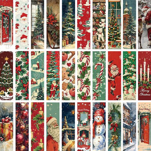 30pcs, Forest Fairy Tale Bookmark Set, Wolf/Moose/Fox, suita