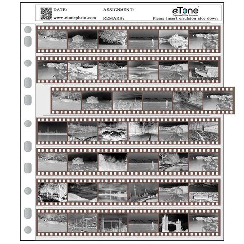 eTone 35/135mm Negatives Film Storage Pages Acid-free Bags B