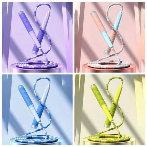 Adjustable Jump Rope Portable Soft Beaded Flexibility Durabl