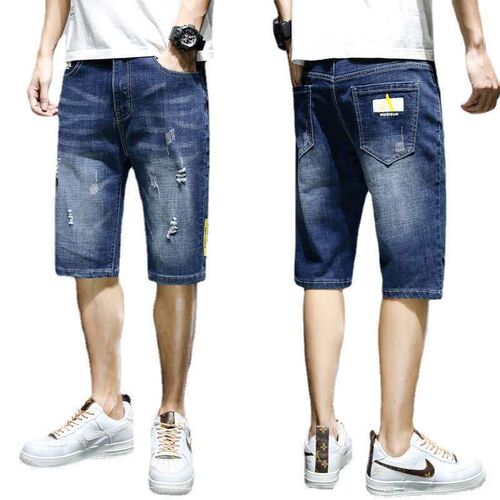 Summer Mens Jeans Loose Shorts Mens tendy Jeans tendy Pant