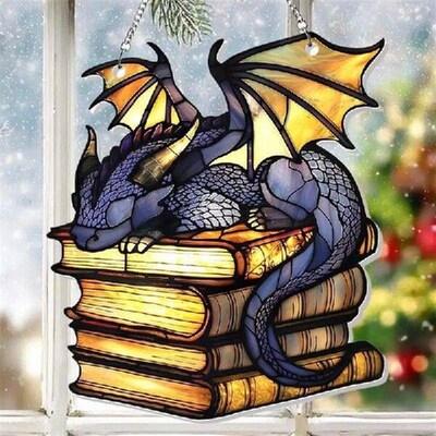 Window Art Sun Catchers Dragon Sun Catcher Craft Pendant