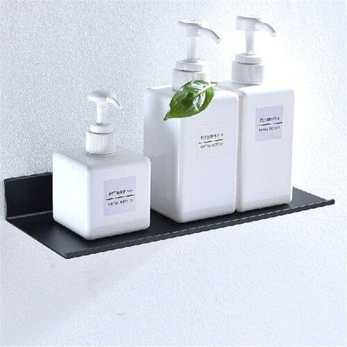 Bathroom Shelf Bath Shower Shelf Aluminum Black Bathroom
