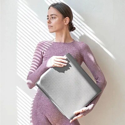 Foldable Yoga Mat Eco Friendly TPE Folding Travel Fitness Ex