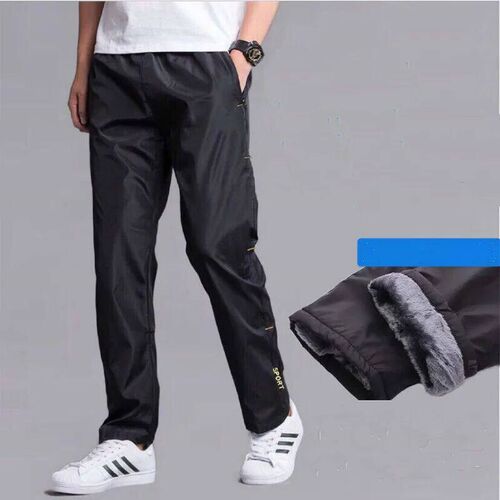 Mens Sweatpant Trousers Autumn Winter Plus Velvet Warm Pant