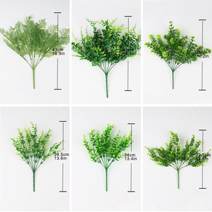 Artificial Flowers Plants Long Stem Plastic Persian Eucalypt
