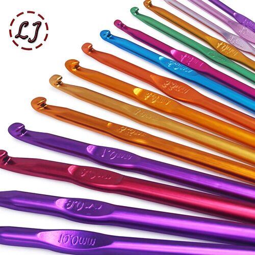 New Metal Knitting Needles Crochet Hooks Handmade DIY Hand C