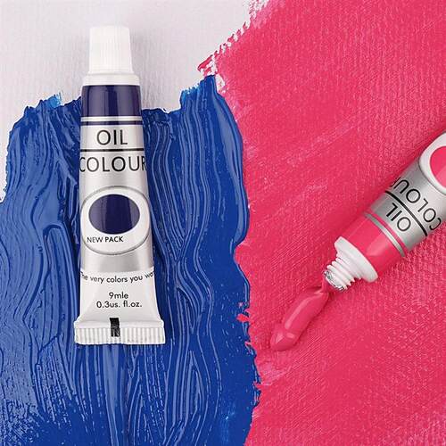 9mL, Oil Paint Set for Fabric Clothing, Nail Glass Drawing,