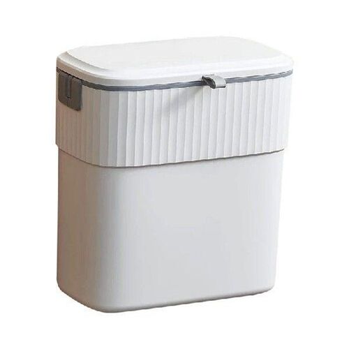 Kitchen Garbage Bin Food Waste Container With Lid, 2.30