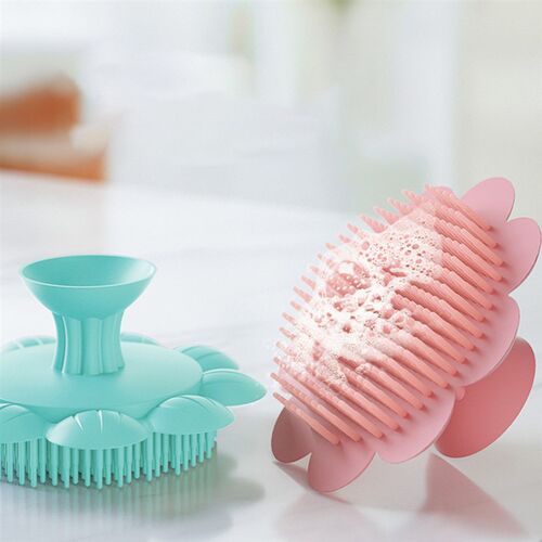 Baby Silicone Scalp Brush Remove Scalp Dirt Bath Brush for K