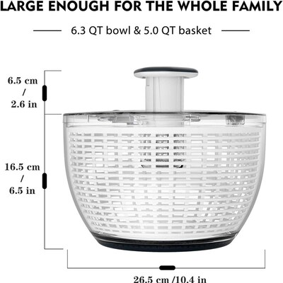 Salad Spinner Lettuce Dryer Vegetable Dryer Salad Mixer