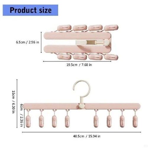 Foldable Socks Clips For Secure Drying Space Saving