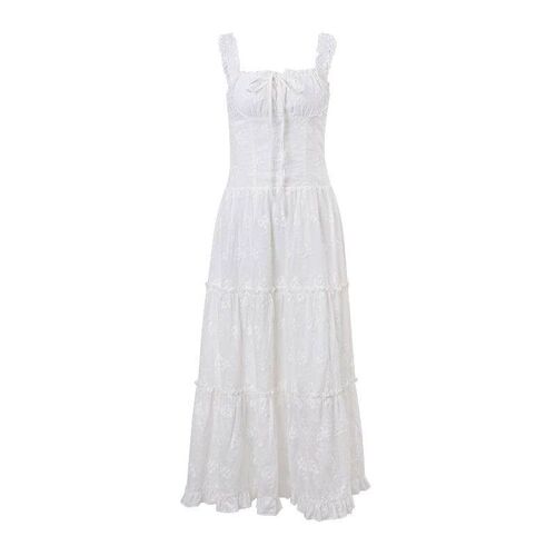 WhereMery Temperament Sexy Backless Maxi Dress Hollow Out Me