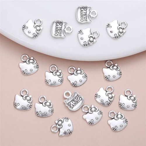 50PCS cate Lovly Kitten Accessories Charm for Womens Person