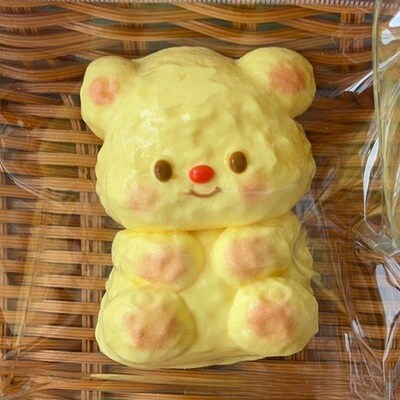 Handmade Squishy Butter Bear Mochi Taba Squishy NEW Fidget T