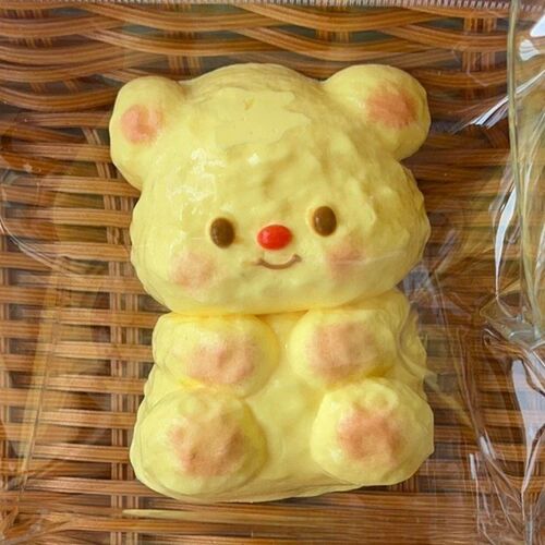 Handmade Squishy Butter Bear Mochi Taba Squishy NEW Fidget T