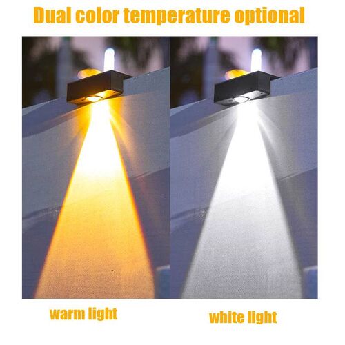 Solar Wall Washing Lamp Waterproof Outdoor LED Wall Light Co