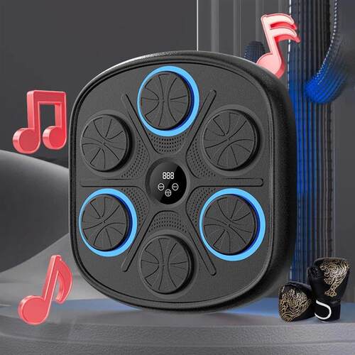 Music Boxing Machine Wall Target LED Lighted Smart Boxing Ga