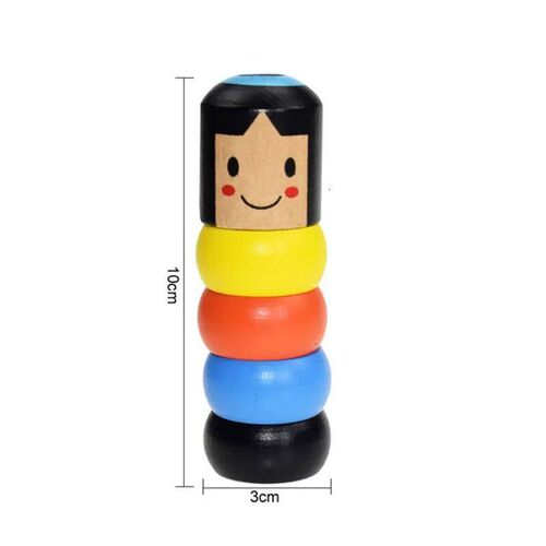 Does not fall villain Wooden Man Magic Toy christmas decorat