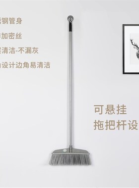 Yard bristle broom, single outdoor road, factory sanitation