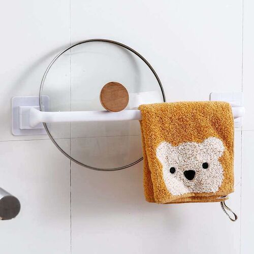 Non punching non trace bathroom towel rack Kitchen multifunc