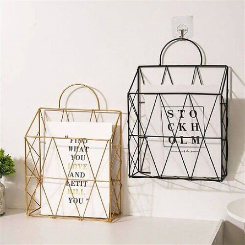 Wall Mounted Newspaper Holder Fashion Multi-purpose