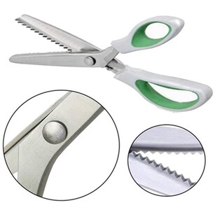 Shears Zig Fabric Scissors Sewing Zag Cut