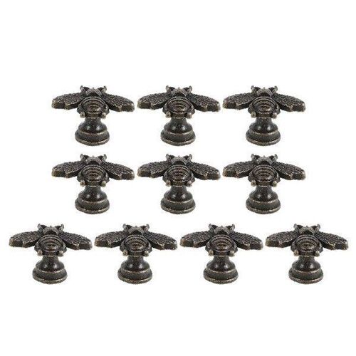 10 Pcs Pull Drawer Single Hole Door Handle Cabinets Closet