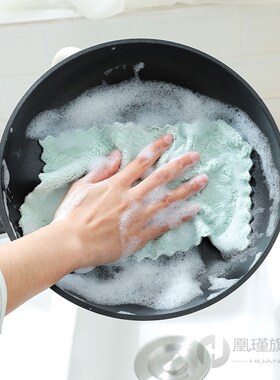 Water Absorbent Dishcloth Thickened Wipe Tablecloth Towel Ki