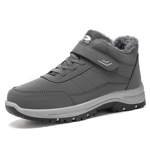Winter Mens Boots Hightop Snow Boots Thicksoled Casual Shoes