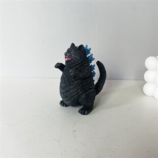 跨境Monster Cat Figurine怪兽猫雕像家居办公桌面创意装饰品摆件