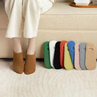Socks Women Spring Autumn Winter Mink Velvet Thicken Thermal
