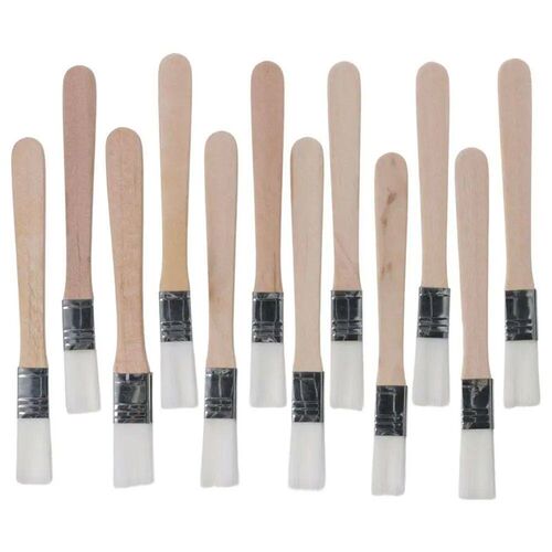 1/12Pcs Cabinets 0.5 inch Paint Brush Nylon Bent Head Painti