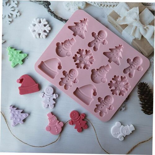 Cake Silicone Mold Christmas Chocolate Mould Decoration Mold