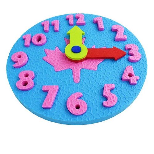 Teaching Kindergarten Manual Diy Eva Clock Early Learning Ed