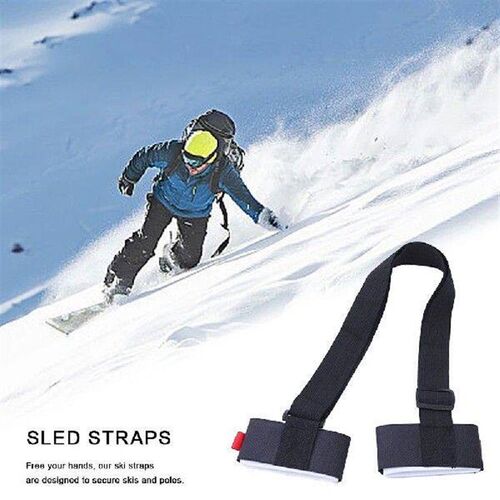 Ski Shoulder Carrier Strap Adjustable Ski Strap & Pole