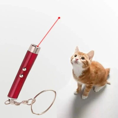 Practical New LED Light Laser Toys Red Pen Tease Cats Rods V