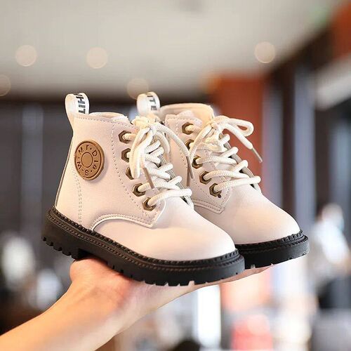 2023 Autumn/Winter Children Boots Boys Girls Leather Boots P