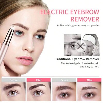Women Electric Eyebrow Trimmer Eye Brow Shaper Pencil Face