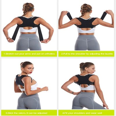 Posture Corrector Back Brace Shoulder Support Corrector Prev