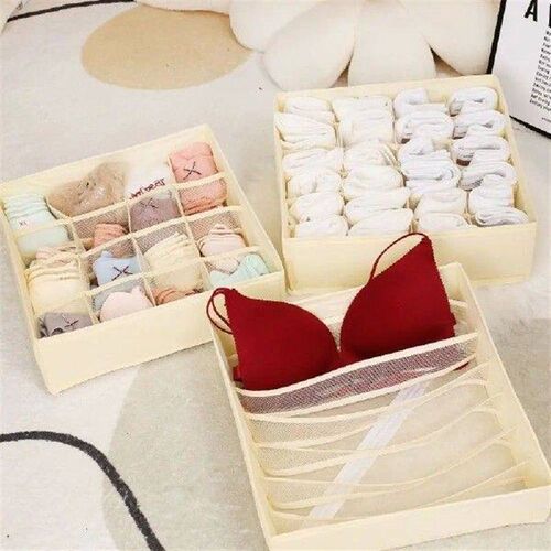7/16/24Grid New Multi-grid Underwear Organizer Non-woven
